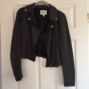 Frenchi tweed-style cropped jacket